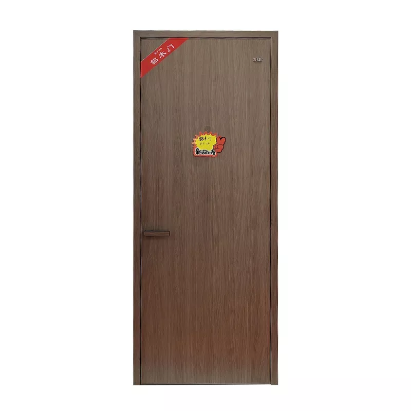 Met aluminium beklede houten deuren